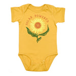 Solar Powered Sunflower Onesie