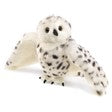 Large Snowy Owl Folkmanis Hand Puppet