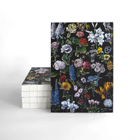 Vintage Botanical Flower Garden Exposed Binding Notebook