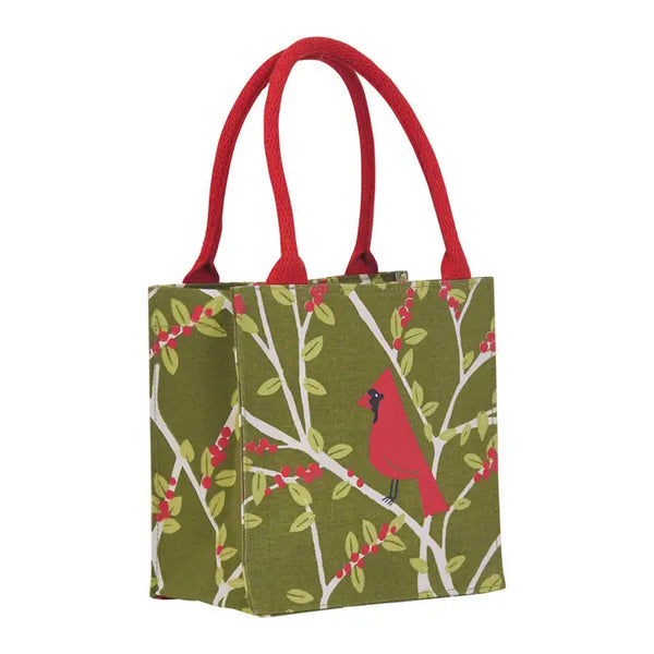 Cardinal Itsy Bitsy Reusable Gift Bag Tote, Large