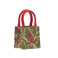 Cardinal Itsy Bitsy Reusable Gift Bag Tote, Small