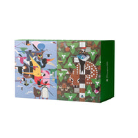 Charley Harper 120-Piece Double Sided Jigsaw Puzzle Set