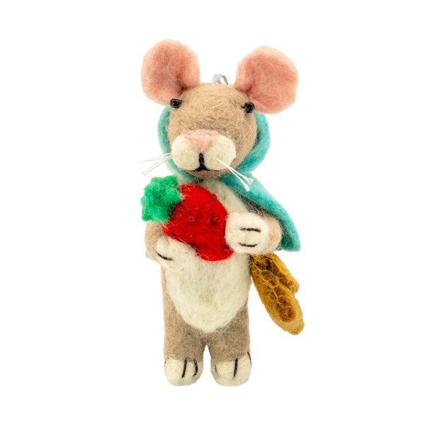Foraging Mouse Ornament