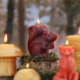 Beeswax Holiday Nature Candles by Big Dipper Wax Works