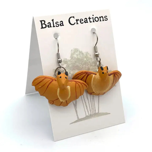 Wildlife Balsa Earrings