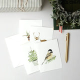 Evergreen Christmas Assorted Notecard Set by Emily Lex Studio
