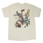 Field Guide to Owls Stone Adult T-Shirt