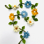 Felt Daisy Flower Garland