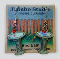 Eco-Friendly Bird Earrings by Jabebo Studio