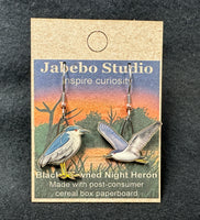 Eco-Friendly Bird Earrings by Jabebo Studio