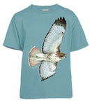 Red-tailed Hawk Maine Audubon Logo Youth T-Shirt