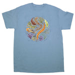 Seaweeds Adult T-Shirt - Stone Blue