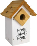 Farmhouse Blue Bird House - Home Sweet Home