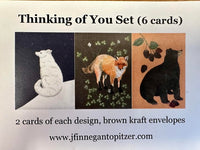 Set of 6 Nature Cards by Johanna Finnegan Topitizer