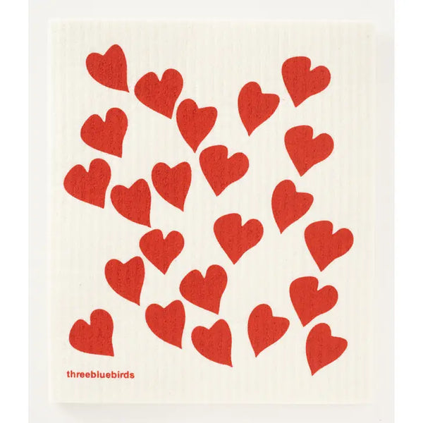 Love Ya Valentine Swedish Dishcloth