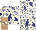 Bee's Wrap - Bees and Bear Print