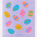 Decorated Eggs Swedish Dishcloth