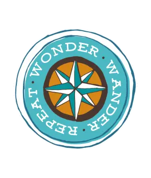 Fun Folks: Wonder, Wonder, Repeat Vinyl Sticker