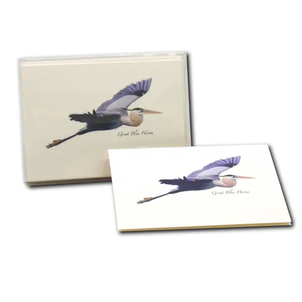 Great Blue Heron In-Flight Notecards