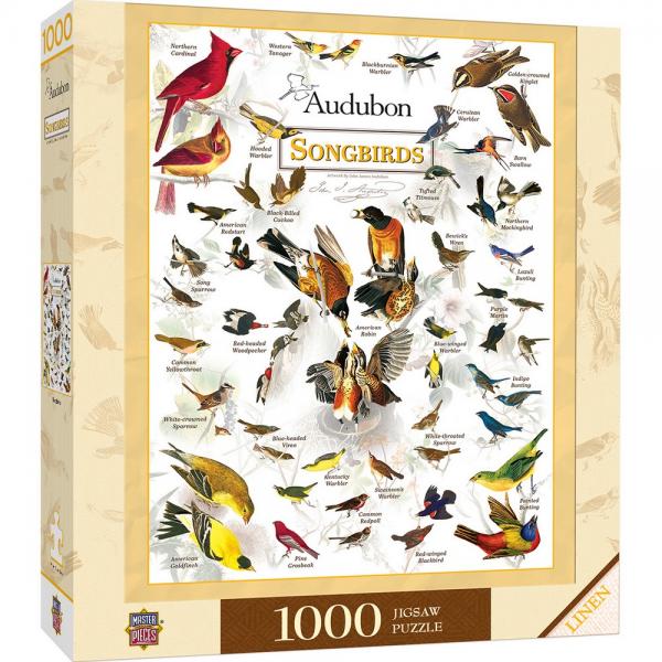 Audubon Songbirds 1000 Piece Puzzle