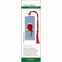 Charley Harper Cool Cardinal Metal Bookmark