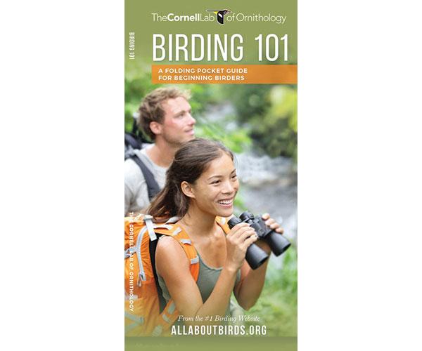 Cornell Lab of Ornithology Birding 101 Folding Pocket Guide
