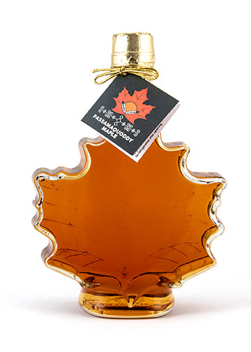 Passamaquoddy Maple- Maple Leaf Bottle Maple Syrup- 100ml Amber