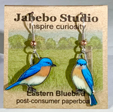 Eco-Friendly Bird Earrings by Jabebo Studio