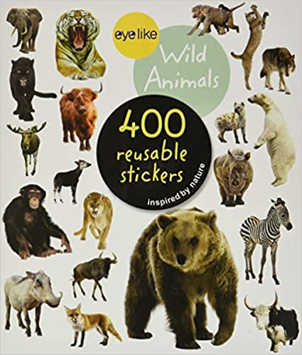 EyeLike Reusable Stickers - Wild Animals