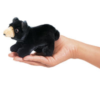 Folkmanis Black Bear Finger Puppet