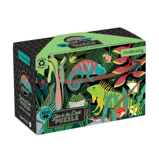 Frogs and Lizards Glow in the Dark Puzzle