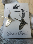Geese Earrings by Goose Pond Jewelry
