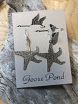 Starfish Earrings by Goose Pond Jewelry