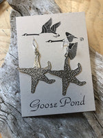 Starfish Earrings by Goose Pond Jewelry