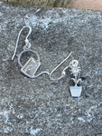 Flower Pot & Watering Can Earrings By Goose Pond
