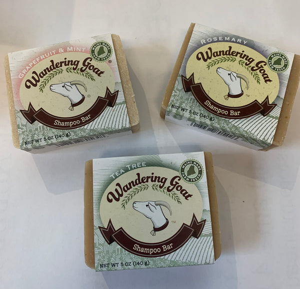 Wandering Goat All Natural Hand-Crafted Goats Milk Soap - Shampoo Bar
