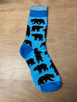 Wheel House Socks - Black Bears