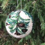 Maine Pine Ball Ornament by Fuzzy Lovies