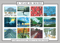 A Year In Maine Cards by Blue Butterfield