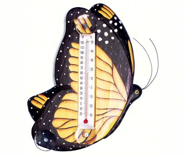 Monarch Butterfly Small Window Thermometer