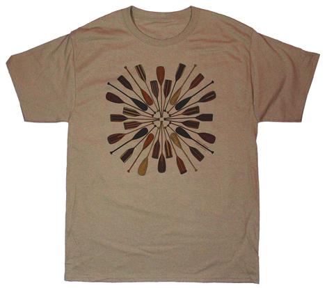 Paddles Adult T-Shirt in Sand