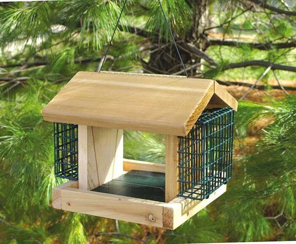 Small Plantation Hanger Feeder with Suet Baskets (FOR PICKUP ONLY)