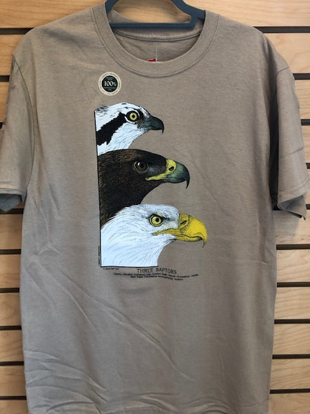 Three Raptors T-Shirt - Sand