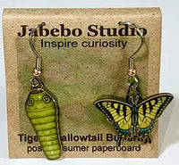 Eco-Friendly Bird Earrings by Jabebo Studio