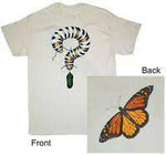 Monarch Metamorphosis Adult Natural 2-Sided T-shirt - Natural