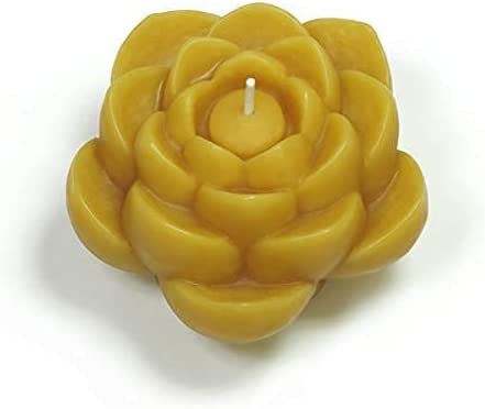 Beeswax Candle - Lotus Flower