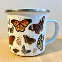 Butterfly Camping Mug by Brush & Bark