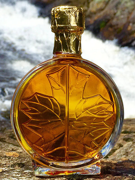 Passamaquoddy Maple - Modern Leaf Bottle Maple Syrup - 250ml Dark Amber