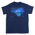 Night Kayaker - Adult Unisex  T-shirt - Navy
