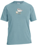 Piping Plover Unisex T-Shirt - Ice Blue